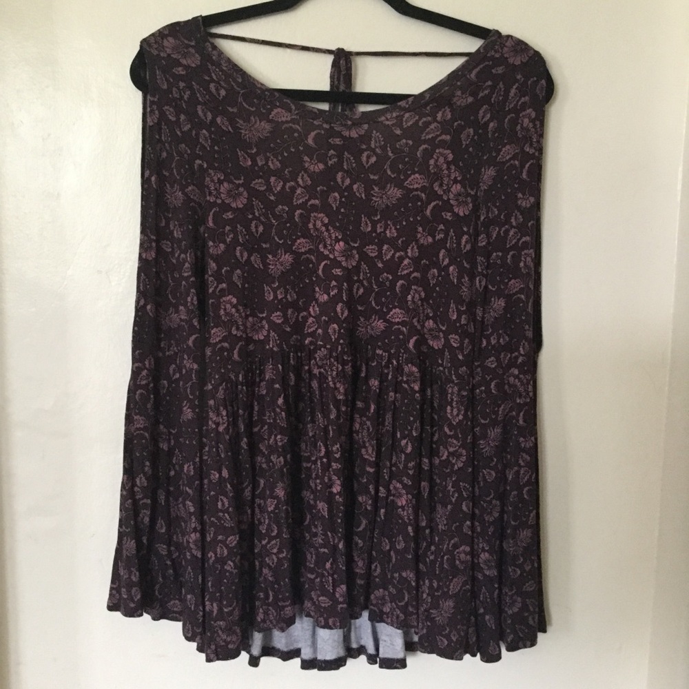 American Eagle Cold Shoulder Bell-Sleeve top